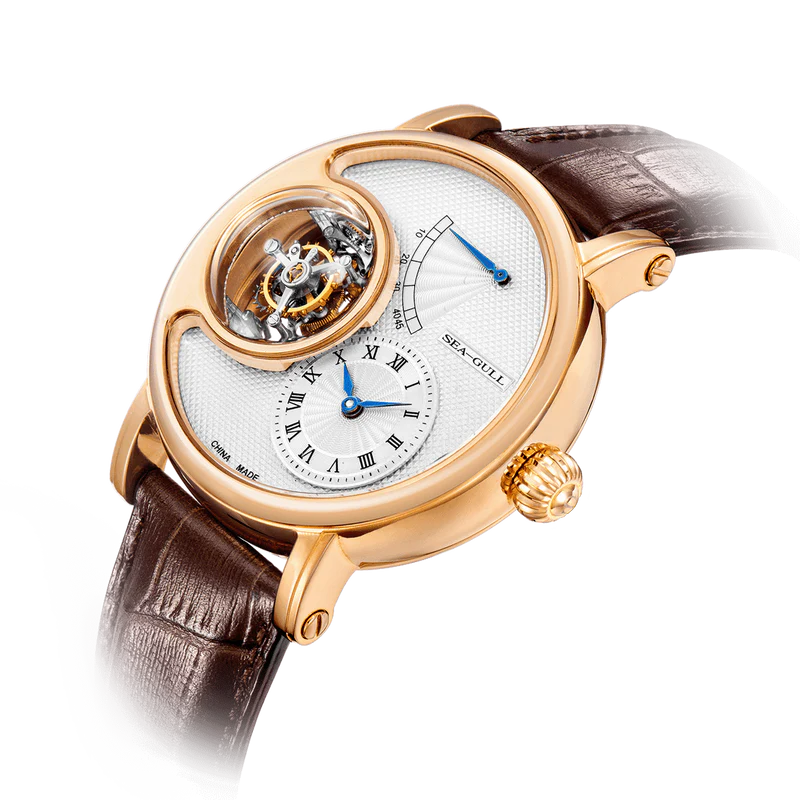 Sea-Gull ST8520G Tourbillon Watch angled view