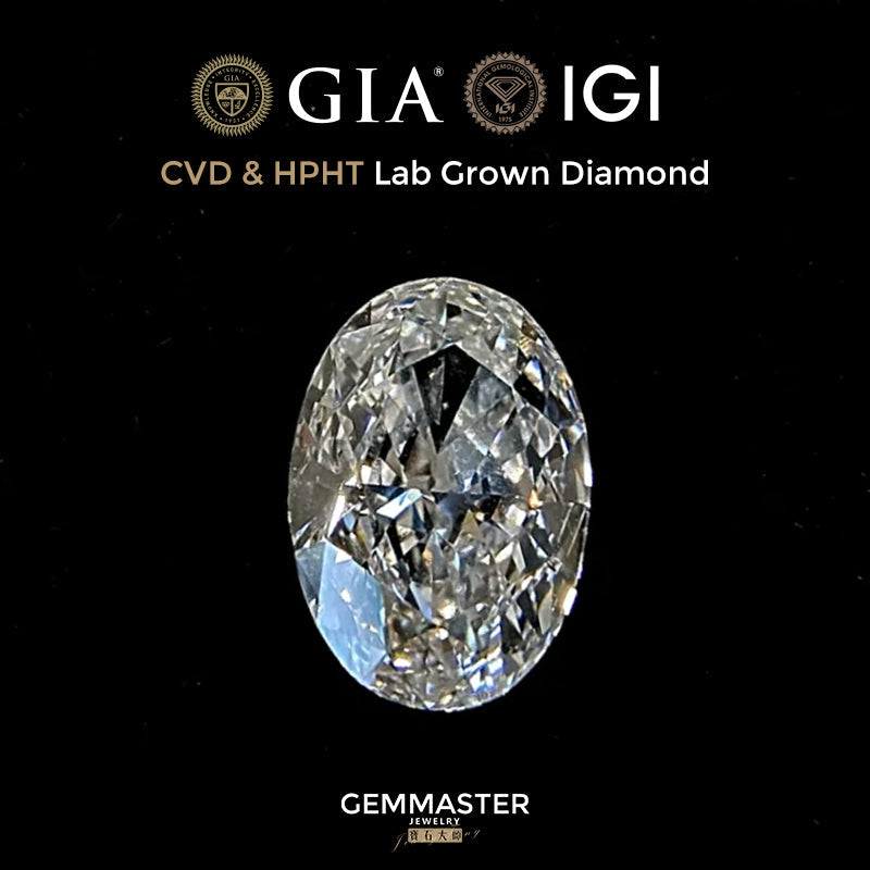 10 carat oval lab grown diamond in presentation box – IGI certified CVD HPHT