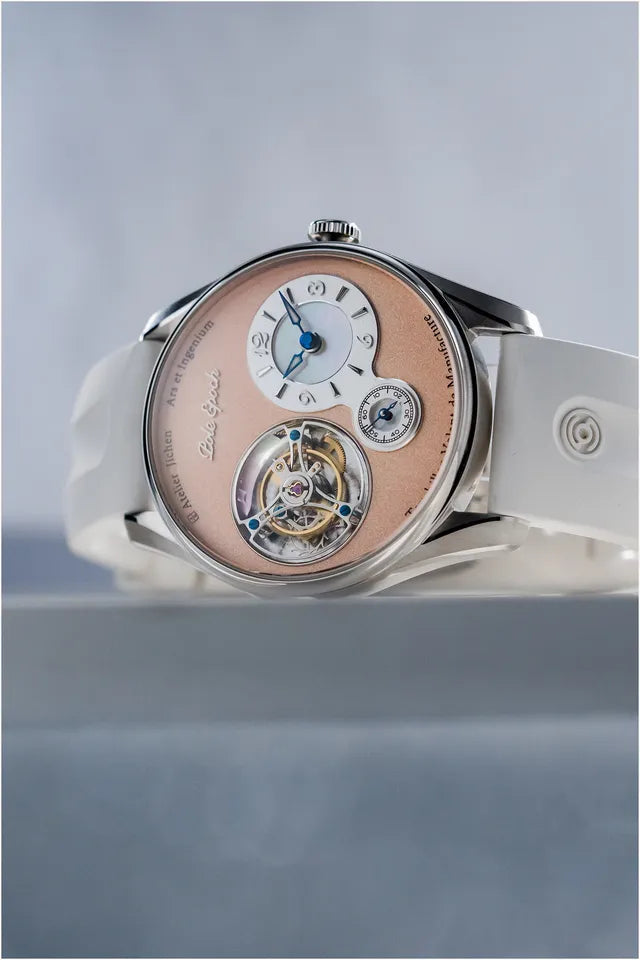 Atelier Jichen Tourbillon Watch - Forest Green Dial with Black Rubber Strap