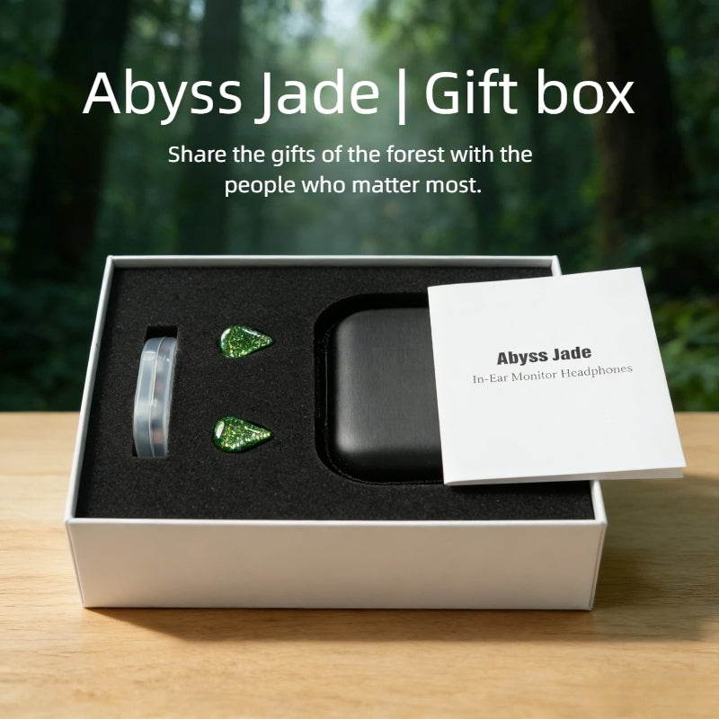 Abyss Jade semi-transparent black resin shell – high-transparency premium build quality