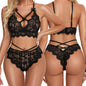 Hollow out new sexy sleepwear, seductive and fun nightgown, suspender and sexy lingerie, see through mesh