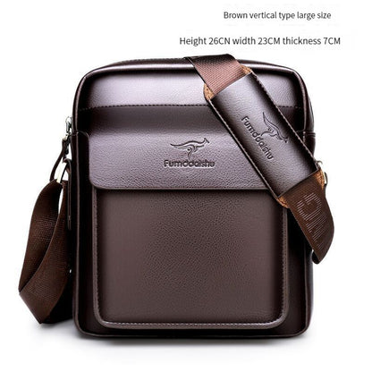 Modische Business-Schultertasche aus Leder