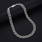Miami Cuban Chain Necklace — Silver, 24 Inch
