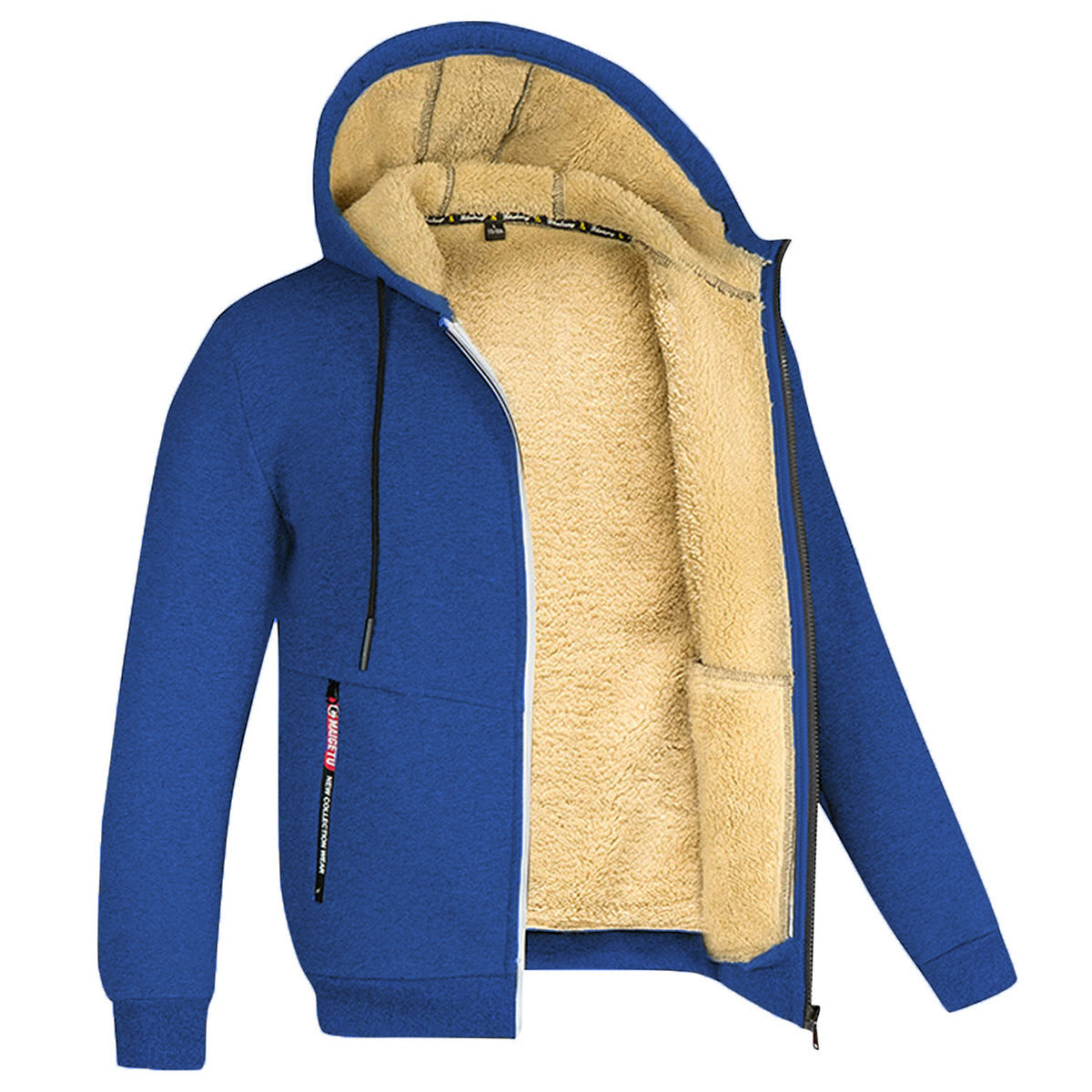 Men's Winter Hoodie – Warm Fleece Pullover Sweatshirt