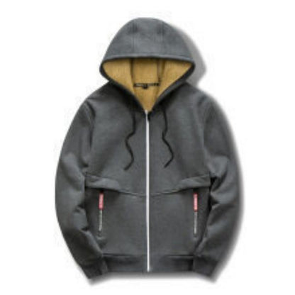 Men's Winter Hoodie – Warm Fleece Pullover Sweatshirt