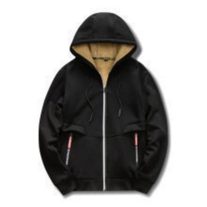 Men's Winter Hoodie – Warm Fleece Pullover Sweatshirt