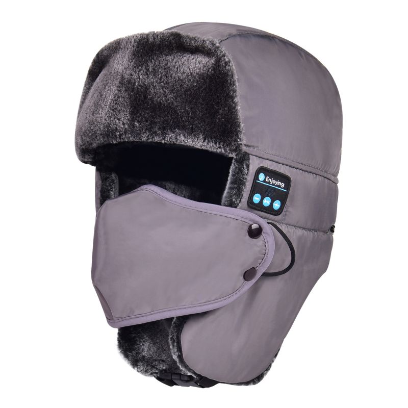 Wind & Snow Resistant Bluetooth Beanie Hat – Wireless Music, Hands-Free Calls, Unisex Winter Smart Hat