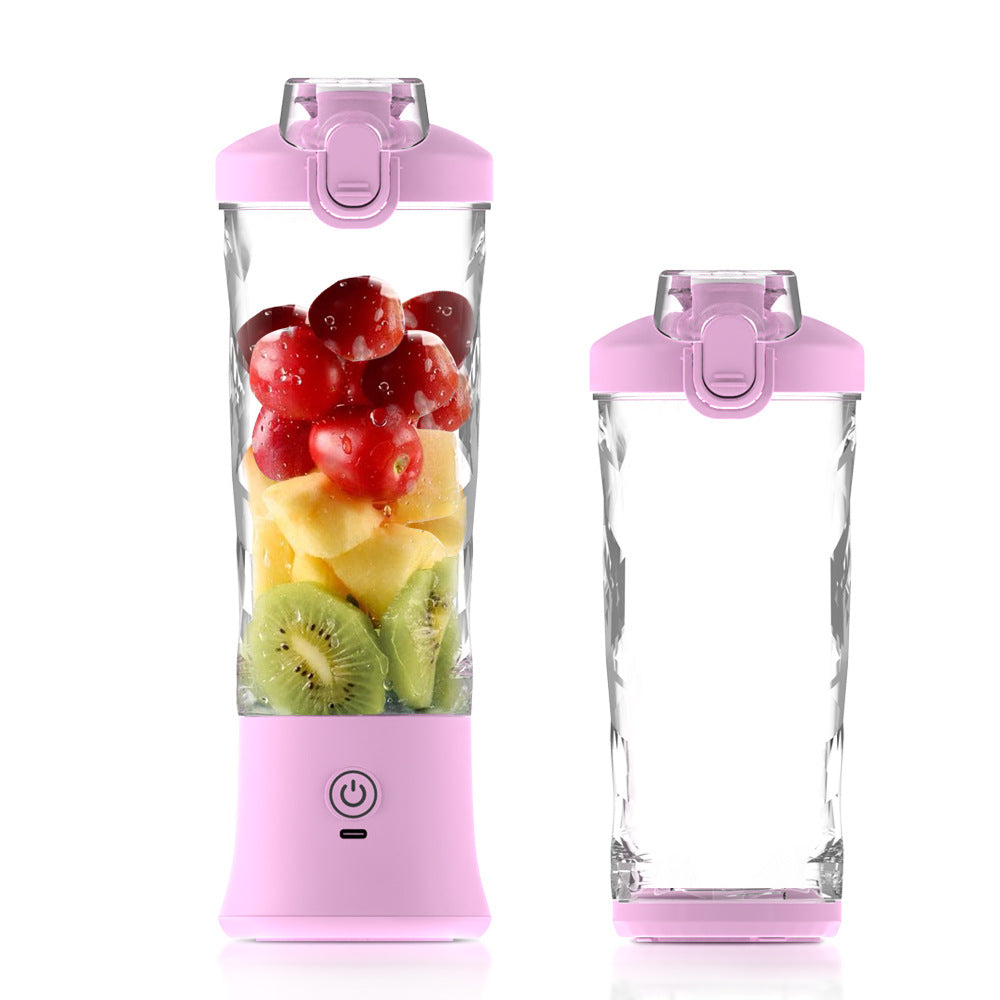 Portable Blender Juicer – USB Rechargeable 6-Blade Mini Smoothie Maker