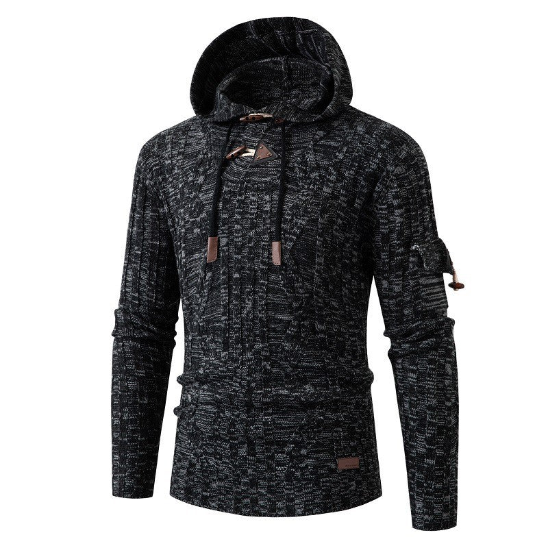 Hooded Knit Pullover