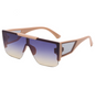 Simple and fashionable sunglasses Men frameless European and American street photography glasses