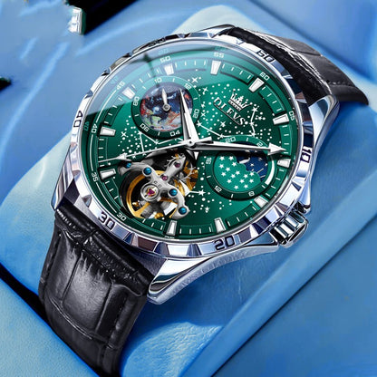 Starry Sky Hollow Mechanical Watch | Men's
