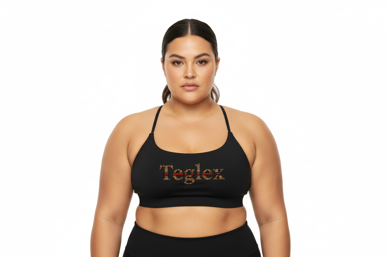 Yoga-Sport-BH Teglex Croptop mit gekreuzten Trägern