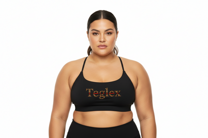 Yoga-Sport-BH Teglex Croptop mit gekreuzten Trägern
