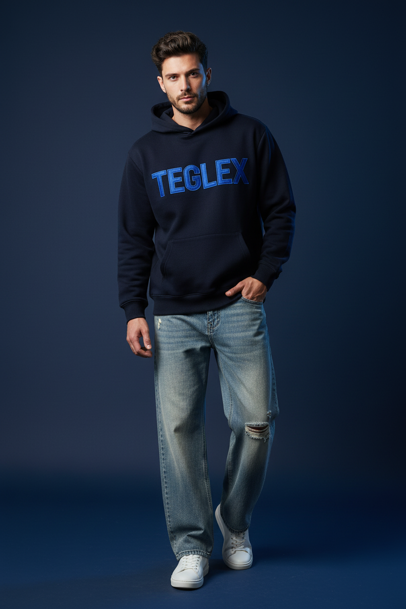 Teglex Acid Wash Distressed Designer Jeans