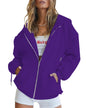 Cute Hooded Sweatshirt for Boys and Girls, Oversized Athletic Jacket with Drawstring Closure for Teens, Casual Fall Outerwear