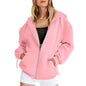 Cute Hooded Sweatshirt for Boys and Girls, Oversized Athletic Jacket with Drawstring Closure for Teens, Casual Fall Outerwear