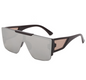 Simple and fashionable sunglasses Men frameless European and American street photography glasses