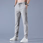 Schnell trocknende dünne Eis-Seide Herren Freizeithose elastisch atmungsaktiv gerades Bein Sporthose