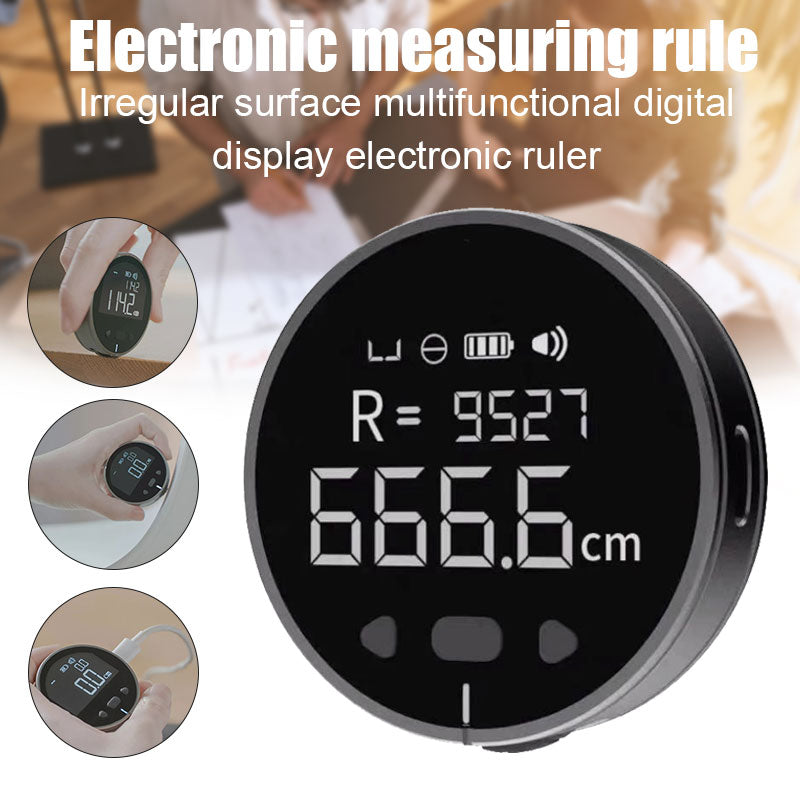 Entfernungsmessgerät Elektronisches Messlineal Bandmaß Hochauflösende digitale LCD Hochpräzises elektronisches Messlineal-Werkzeug