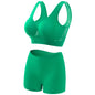 Large chest, small gathering, plus size lingerie for women weighing 200 pounds, seamless sports bra set