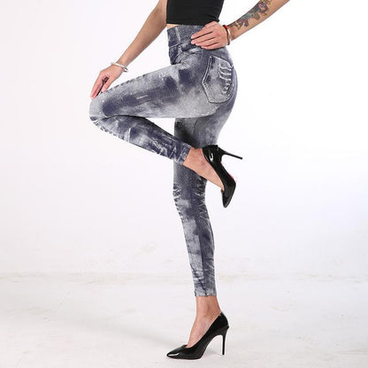 Hip Lifting High Elasticity Ninth Pants  Women Sexy Legging