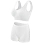 Large chest, small gathering, plus size lingerie for women weighing 200 pounds, seamless sports bra set