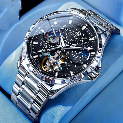 Starry Sky Hollow Mechanical Watch | Men's