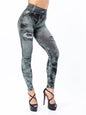 Teglex Imitation Jeans Leggings | Push Up Denim