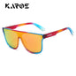 KAROS Polarized Oversized Fashion Sunglasses Men Women Outdoor Large Frame Sports Goggle Beach Sun Glasses Polarized UV400 Eyew