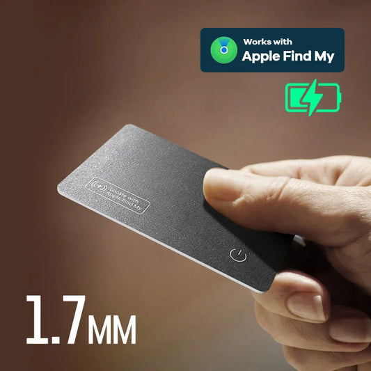 Wireless Charging Wallet Tracker Tag for Find My iPhone