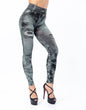 Teglex Imitation Jeans Leggings | Push Up Denim