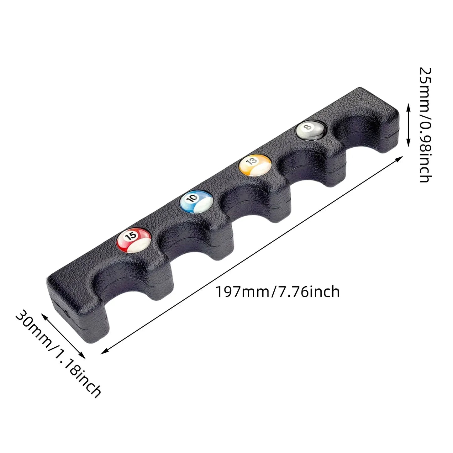 Portable Pool Snooker Billiards Holder Durable Plastic Billiard Rack Stick Stand Free Installation for Billiard Club Accessories