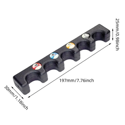 Portable Pool Snooker Billiards Holder Durable Plastic Billiard Rack Stick Stand Free Installation for Billiard Club Accessories