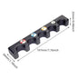 Portable Pool Snooker Billiards Holder Durable Plastic Billiard Rack Stick Stand Free Installation for Billiard Club Accessories