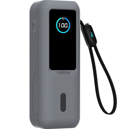 Silikonhülle für Anker Zolo 25000mAh 165W Powerbank Tragbares Ladegerät Schutzhülle Reisetasche TF/SIM-Aufbewahrungstasche