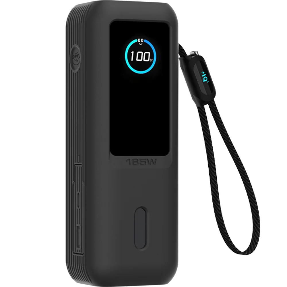 Silikonhülle für Anker Zolo 25000mAh 165W Powerbank Tragbares Ladegerät Schutzhülle Reisetasche TF/SIM-Aufbewahrungstasche