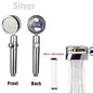 360 Degrees Rotation Turbo Fan Shower Head High Pressure Water Saving Spray Adjustable Showerhead Filters Bathroom Accessories