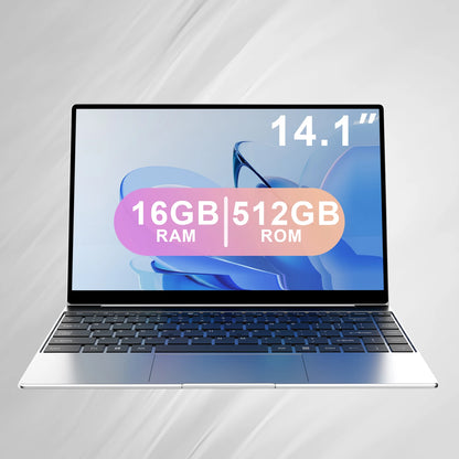 New Ultra Slim Laptop 14.1" 16GB RAM 2TB SSD Intel N3700 Gaming PC 1920*1080 Display Office Study Computer PC Windows 11 Pro