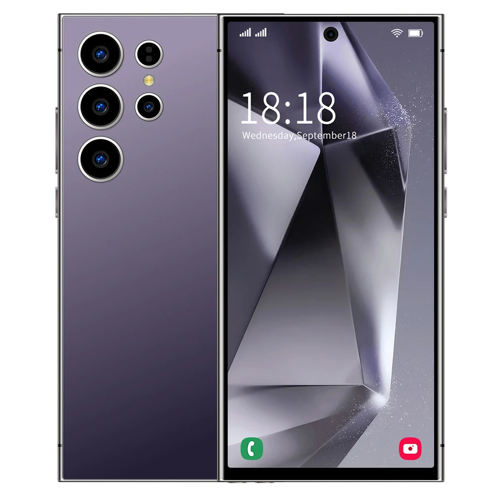 2026 HOT S26 Ultra NEW 7.3HD Global Edition Original Smart Dual Card 7800mAh Battery Facial Recognition Function