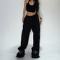 Casual Loose Straight Leg Pants Striped 2025 Summer Fashion Trend Brand Street Hip-hop Jogging Men's Women's Harajuku Sweatpants