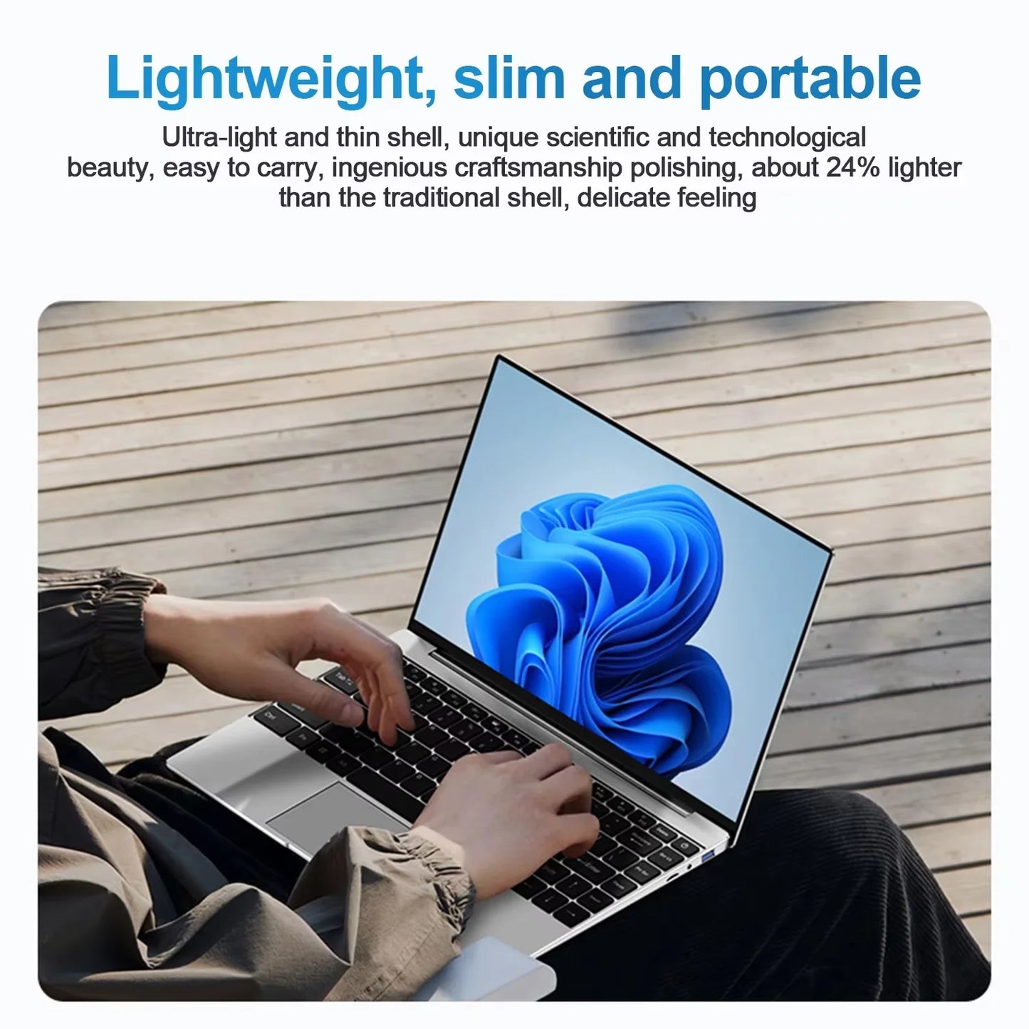 Ultra Slim Laptop Intel Core I7 8650U 14.1 Inch 32GB RAM 2TB SSD Gaming PC for Office Study Windows 11 pro