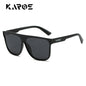 KAROS Polarized Oversized Fashion Sunglasses Men Women Outdoor Large Frame Sports Goggle Beach Sun Glasses Polarized UV400 Eyew