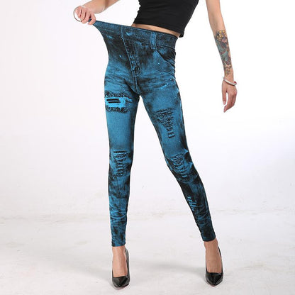 Hip Lifting High Elasticity Ninth Pants  Women Sexy Legging