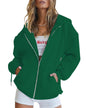 Cute Hooded Sweatshirt for Boys and Girls, Oversized Athletic Jacket with Drawstring Closure for Teens, Casual Fall Outerwear