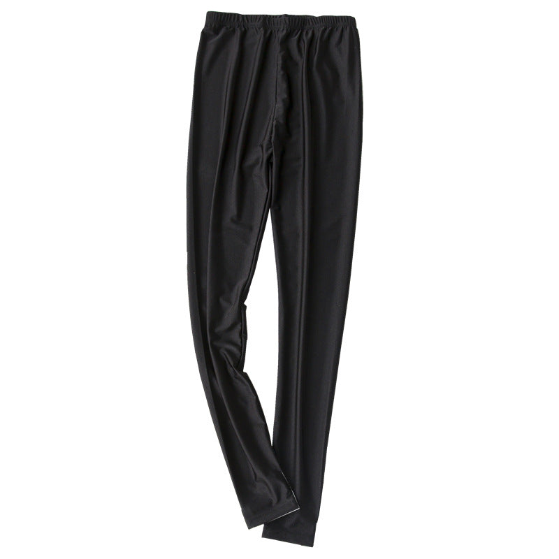 S-5XL Size Spring Summer Autumn Leggings Women's Thin Ice Silk Bright Black Slim High Waist Elastic Large Size Tights Pantyhose
