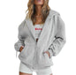 Cute Hooded Sweatshirt for Boys and Girls, Oversized Athletic Jacket with Drawstring Closure for Teens, Casual Fall Outerwear