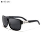 Classic Fashion Men Polarized Sunglasses PC+Metal Frame Strengthen TAC Mirror Anti-Glare Driving Sun Glasses UV400 K3