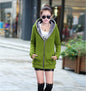 Womens Full Solid Winter Coats 2017 New Park Long Female Jacket Coat High Quality Warm Manteau Femme