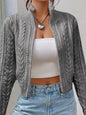 Women's Zip Knit Cardigan Sweater