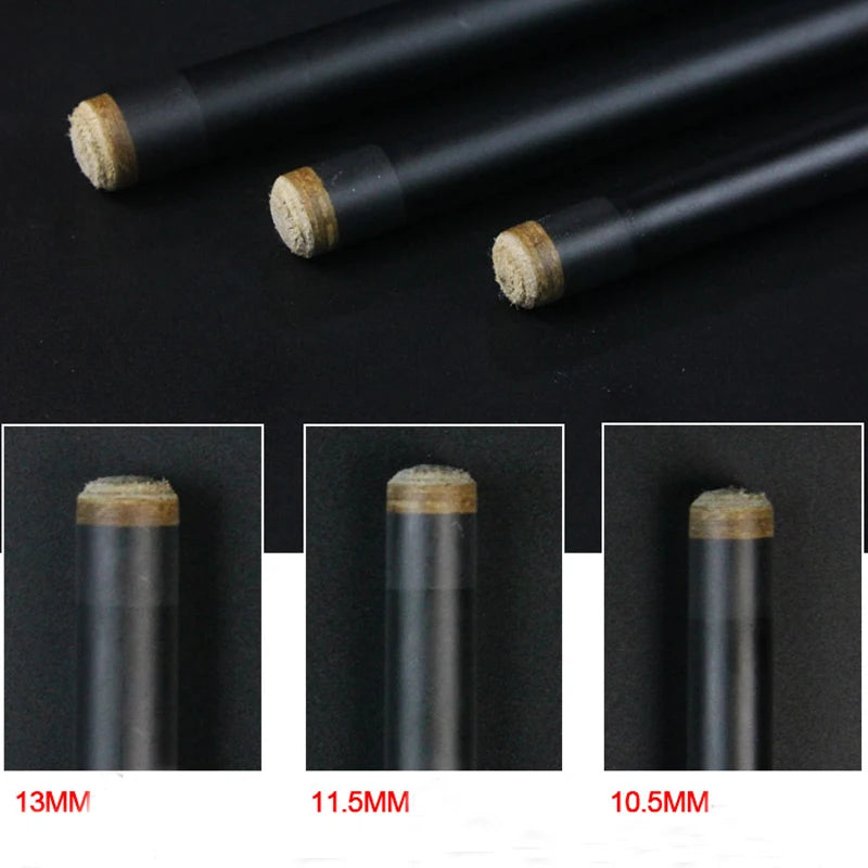 Hochwertiger Poinos Black Billard Queue Stick Schaft 13mm 11.5mm 10.5mm Bullet Joint China